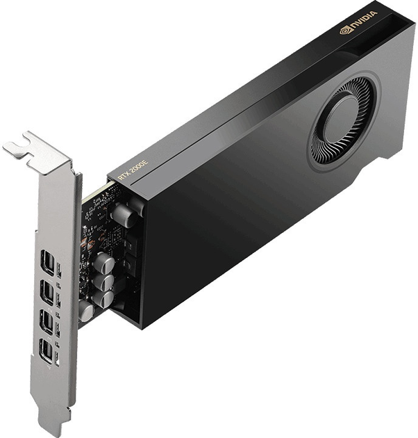 Відеокарта PNY PCI-Ex NVIDIA RTX 2000E Ada Generation 16GB GDDR6 (128 bit) (4 x miniDisplayPort) (VCNRTX2000EADA-SB) - зображення 5