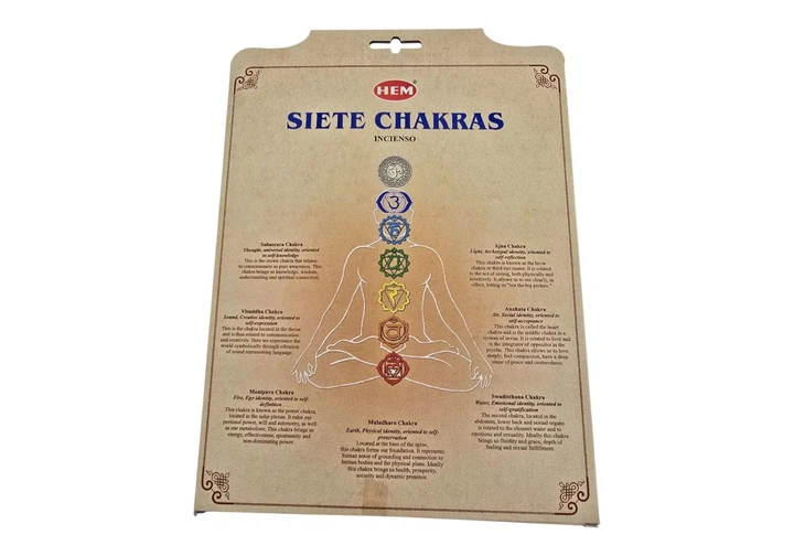 Аромапалочки (набор) 7 Chakras от HEM шестигранники 7 в 1 - Фото 3 Аромапалочки (набор) 7 Chakras от HEM шестигранники 7 в 1 - изображение 3