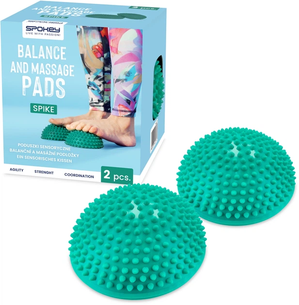 Polkule sensoryczne do masażu i balansowania Spokey SPIKE 944037 (5905339440372) - obraz 9