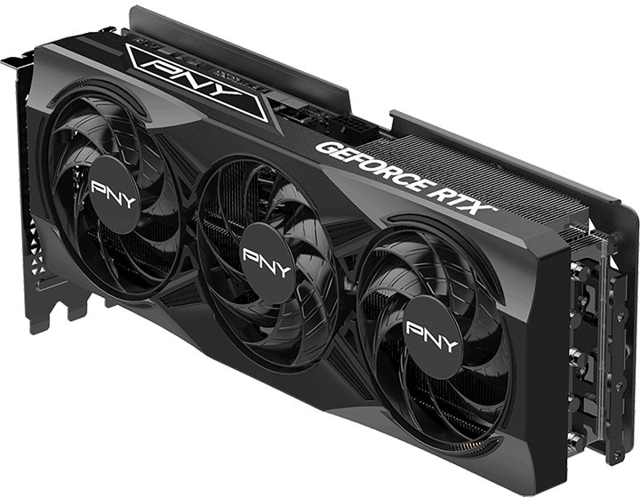 Karta graficzna PNY PCI-Ex GeForce RTX 5070 Ti OC Triple Fan 16GB GDDR7 (256bit) (2572/28000) (HDMI, 3 x DisplayPort) (VCG5070T16TFXPB1-O) - obraz 4