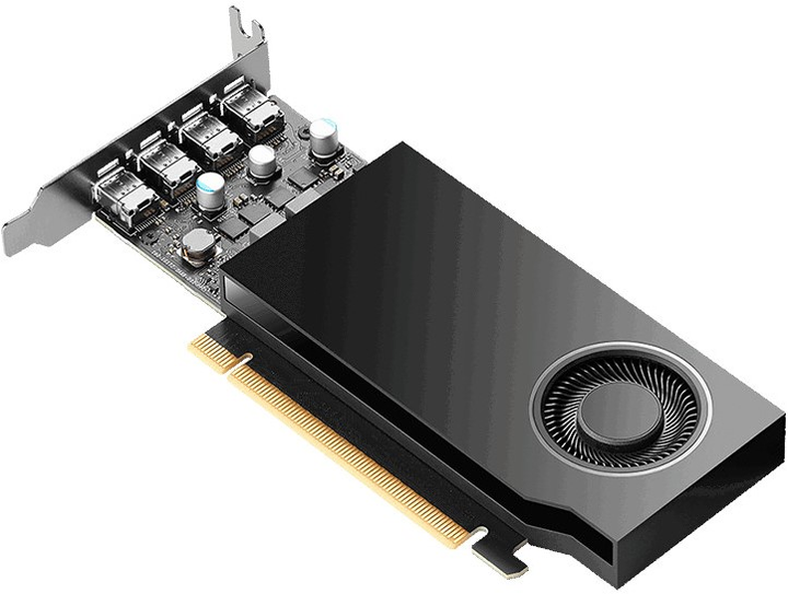Відеокарта PNY PCI-Ex NVIDIA RTX A1000 Power Limited 8GB GDDR6 (128 bit) (4 x miniDisplayPort) (VCNRTXA1000-PL) - зображення 4