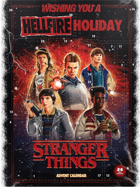 Kalendarz adwentowy Cinereplicas Stranger Things 2025 (4895205620674) - obraz 2