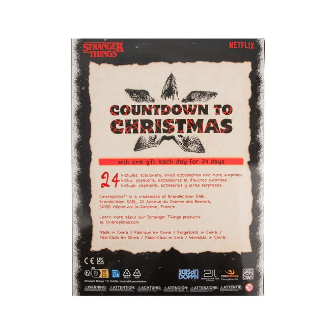 Kalendarz adwentowy Cinereplicas Stranger Things 2025 (4895205620674) - obraz 9