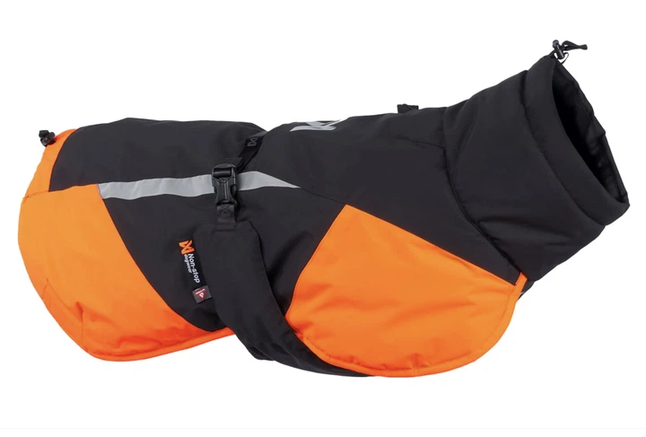 Тепла зимова куртка для собак Glacier jacket 3.0 Non-stop dogwear Чорний/Помаранчевий 30 - Фото 1 Тепла зимова куртка для собак Glacier jacket 3.0 Non-stop dogwear Чорний/Помаранчевий 30 - изображение 1