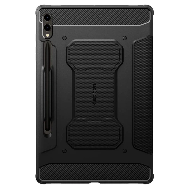 Чехол-книжка Spigen Rugged Armor Pro для Samsung Galaxy Tab S9+ 12.4 SM-X810/SM-X816 / Tab S10+ 12.4 SM-X820/SM-X826 Black (ACS06539) - Фото 2 Чехол-книжка Spigen Rugged Armor Pro для Samsung Galaxy Tab S9+ 12.4 SM-X810/SM-X816 / Tab S10+ 12.4 SM-X820/SM-X826 Black (ACS06539) - изображение 2