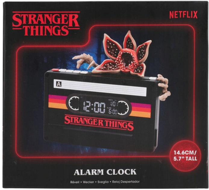 Настільний годинник Paladone Stranger Things 5 Demogorgon Cassette Alarm Clock (PP12909ST) - зображення 5