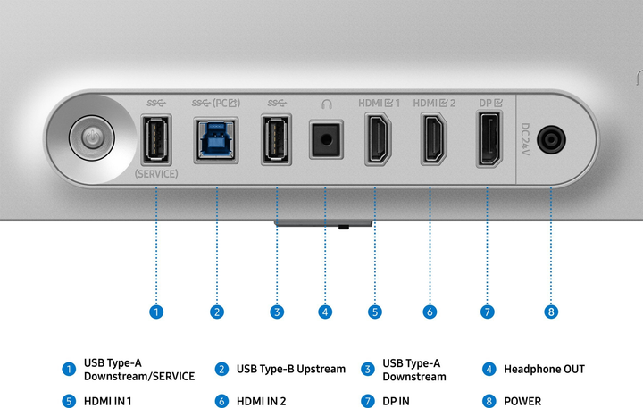 Монітор 27" Samsung Odyssey OLED G6 G60SF Silver (LS27FG602SUXEN) - зображення 12