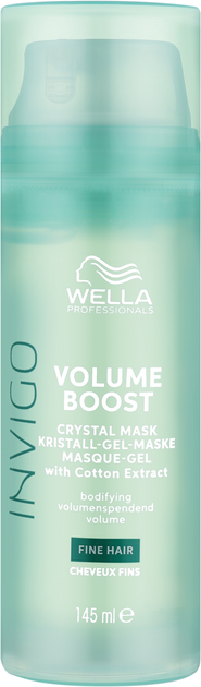 Maska nawilżająca do włosów Wella Professionals Invigo Volume Boost Crystal dla objętości włosów 145 ml (4064666585468) - obraz 1