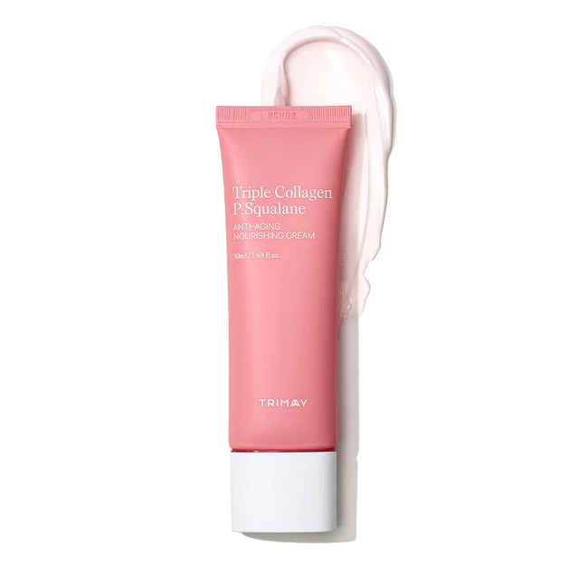 Антивіковий крем для обличчя Trimay Triple Collagen P.Squalane живильний 50 мл (8809822540761) - зображення 2