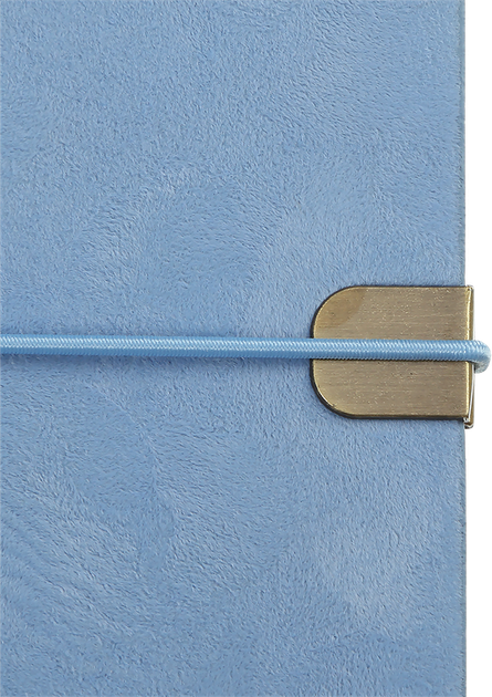 Еженедельник датированный 2026 (A5, гибкая обложка, голубой) Buromax Velour BM.2710-14 - изображение 4