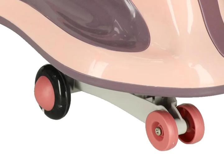 Jeździk grawitacyjny Swing Fix S2 LED Skuter z rączką Fioletowy Max 100 kg (5903039765917) - obraz 6