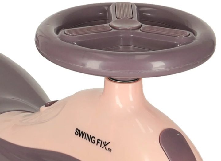 Jeździk grawitacyjny Swing Fix S2 LED Skuter z rączką Fioletowy Max 100 kg (5903039765917) - obraz 7