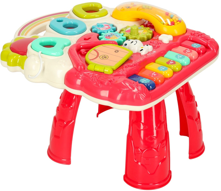 Pchacz chodzik interaktywny Bibiinn Stolik edukacyjny 4w1 (5903039753051) - obraz 4