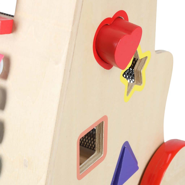 Pchacz chodzik drewniany Ricokids Kostka edukacyjna 6w1 (5903039706019) - obraz 9