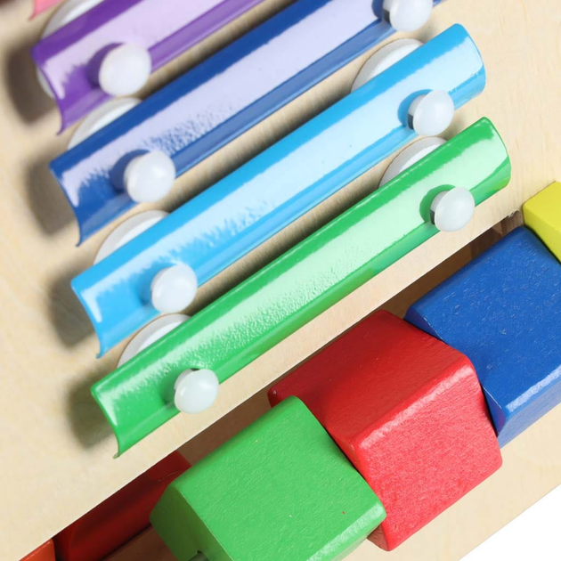 Pchacz chodzik drewniany Ricokids Kostka edukacyjna 6w1 (5903039706019) - obraz 12