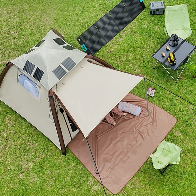 Намет Platinet сонячний самонадувний 52 Вт 2000 мАг (PCITS200) - зображення 4