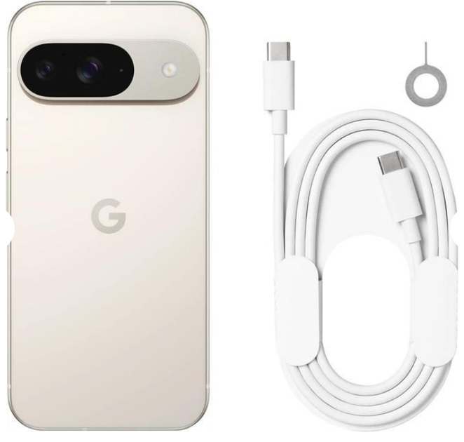 Смартфон Google Pixel 9 12/128GB Porcelain - изображение 3