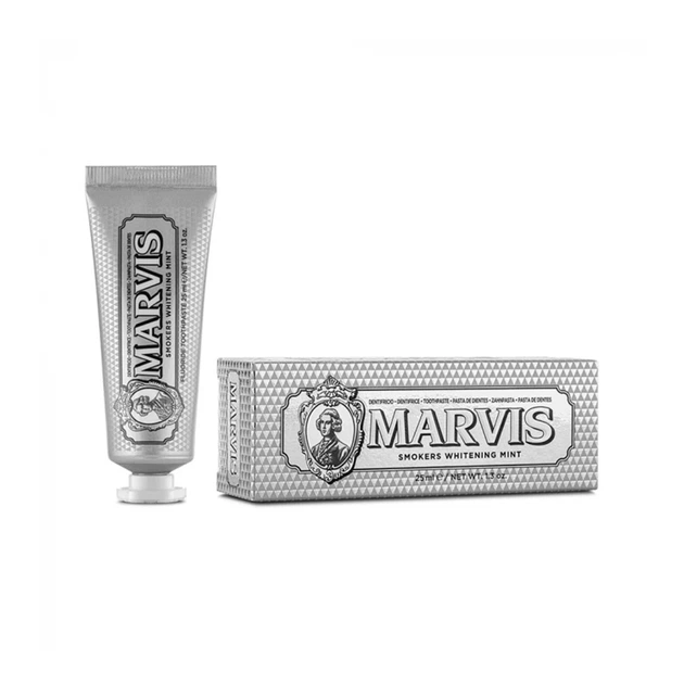 Зубна Паста Відбілююча Для Курців Marvis Smokers Whitening Mint 25 мл - Фото 1 Зубна Паста Відбілююча Для Курців Marvis Smokers Whitening Mint 25 мл - зображення 1