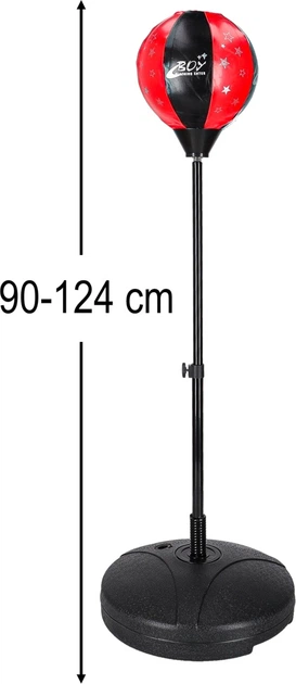 Zestaw bokserski KIK z gruszką i rękawicami KX9025 (5901779363851) - obraz 8