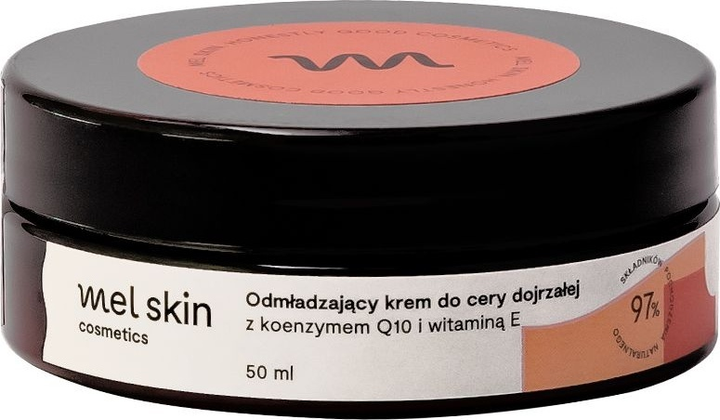 Krem do twarzy Mel Skin Odmladzajacy z koenzymem Q10 i witaminą E 50 ml (5905054104313) - obraz 1