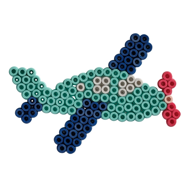 Zestaw mozaiki termicznej Midi Średni zestaw-sorter koralików 9600 szt. 12 kolorów 5+ (HM-2096) - obraz 4