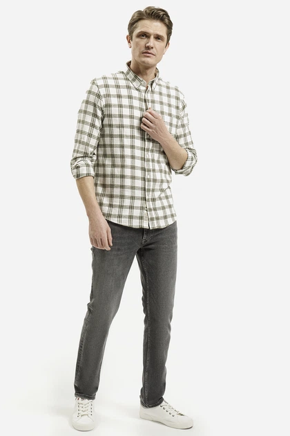 Jeansy regular fit męskie Cross Jeans C 132-146 W34L32 Szare (8697319734966) - obraz 3