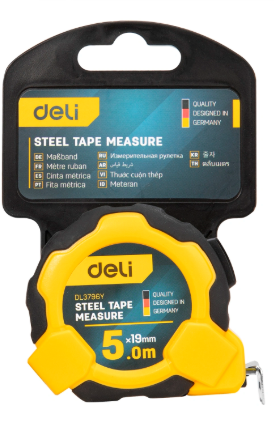 Рулетка Deli EDL3796 5 м х 19 мм - зображення 3