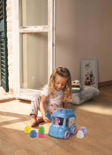 Klocki miękkie Clementoni Clemmy Bus Lilo i Stitch (8005125179749) - obraz 4