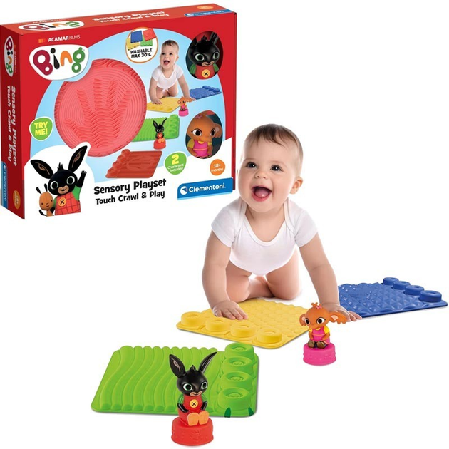 Mata sensoryczna Clementoni z figurkami w zestawie, 6 elementów (8005125174904) - obraz 2