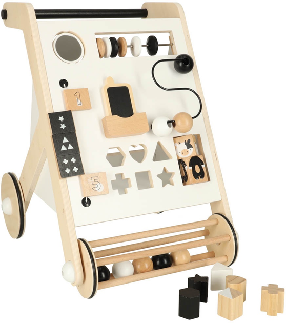 Pchacz chodzik drewniany Ricokids Tablica manipulacyjna + Sorter (5903039738317) - obraz 3