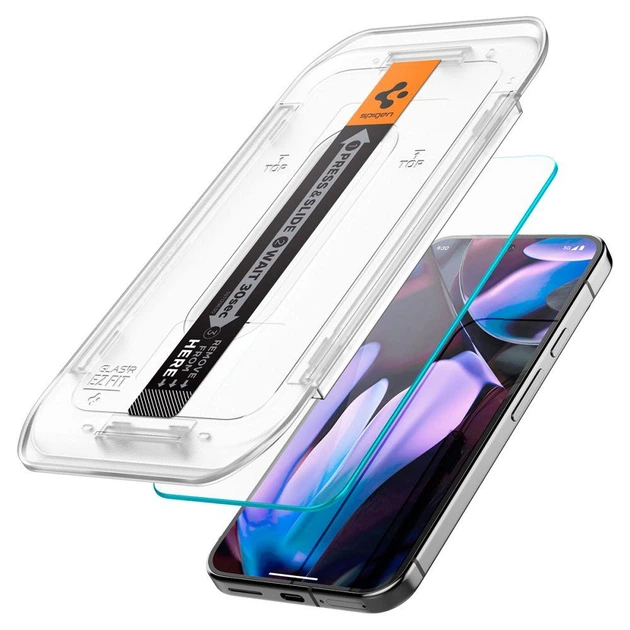 Защитное стекло Spigen для Pixel 10 Pro/ 10/ 9 Pro / 9 - EZ FIT GLAS.tR (2 шт), Clear (AGL08442) - изображение 4