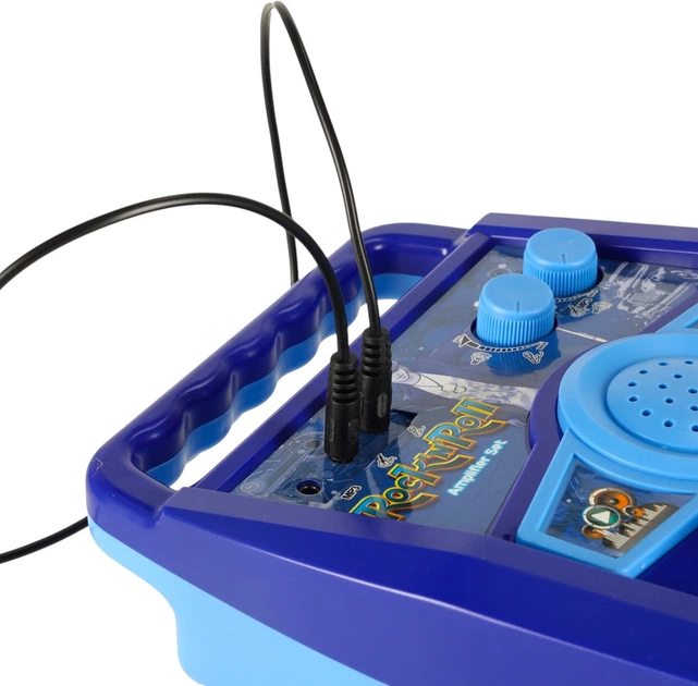 Gitara elektryczna KIK z mikrofonem i wzmacniaczem Niebieska KX4332_1 (5713428013969) - obraz 10