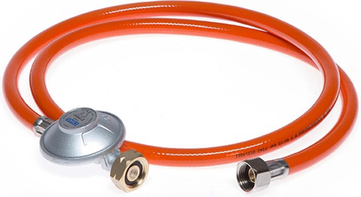 Wąż gazowy z reduktorem Hiza 150 cm (FP-R01-1.5m) - obraz 1