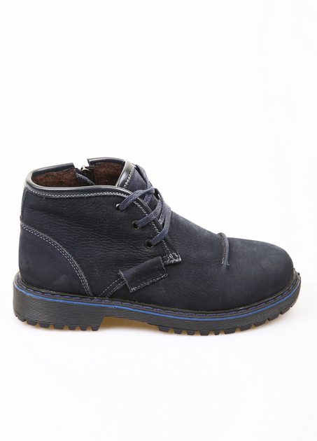 Ботинки BRONI 32 Синий (BRN-1637-Blue) - Фото 2 Ботинки BRONI 32 Синий (BRN-1637-Blue) - изображение 2