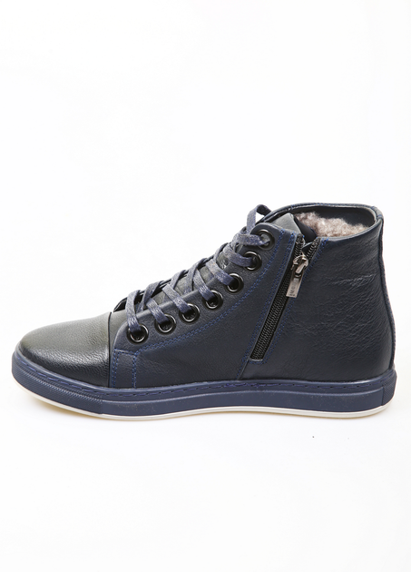 Ботинки BRONI 39 Темно-синий (BRN-Z932-Navy-blue) - Фото 3 Ботинки BRONI 39 Темно-синий (BRN-Z932-Navy-blue) - изображение 3