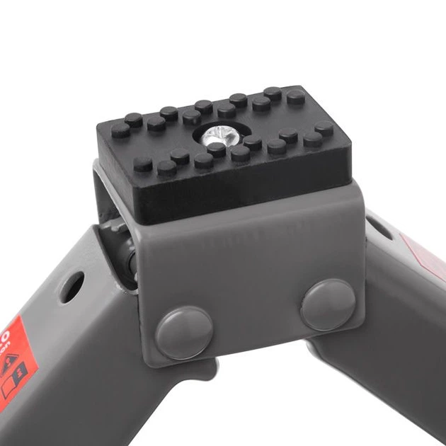 Домкрат механический ромбовидный 1т., резиновый упор., 92-340 мм INTERTOOL GT0180 - изображение 7