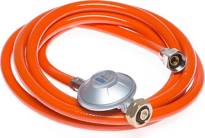 Wąż gazowy z reduktorem Hiza 350 cm (FP-R01-3.5m) - obraz 1
