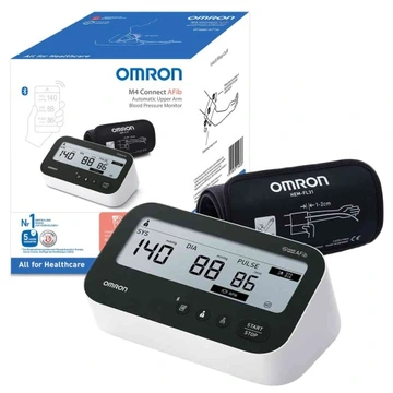 Тонометр автоматический OMRON M4 Connect AFib с Bluetooth и манжетой Intelli Wrap 22–42 см – плечевой измеритель давления с индикатором фибрилляции. - изображение 5