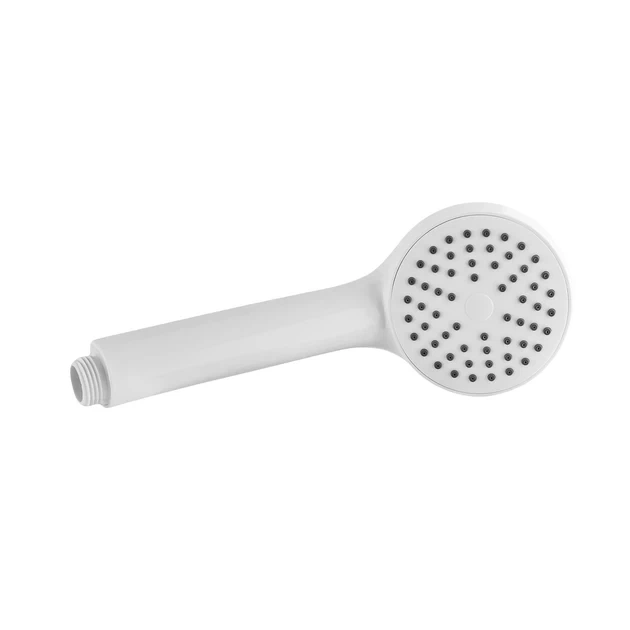 Смеситель для душевой кабины Plamix Cezar-003 SET White из термопластика (со шлангом, воронкой и кронштейном) (PM066 - изображение 3