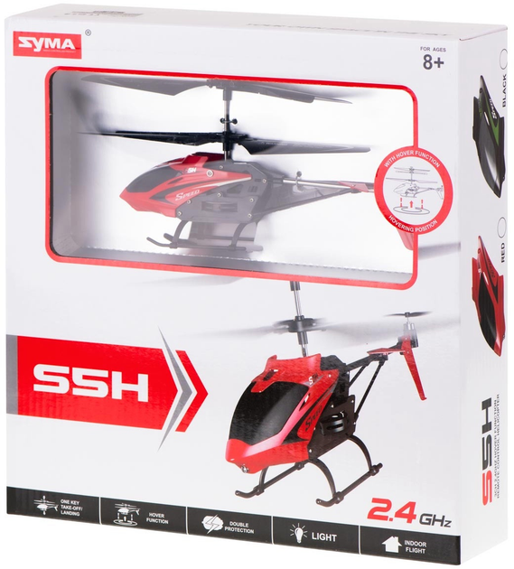 Helikopter zdalnie sterowany KIK S5H Czerwony (5903039719040) - obraz 1