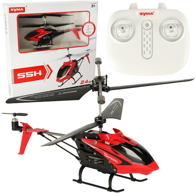 Helikopter zdalnie sterowany KIK S5H Czerwony (5903039719040) - obraz 2