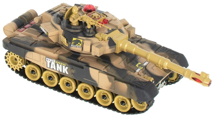 Zestaw czołgów zdalnie sterowanych KIK War Tank 9993 Khaki 2 szt (5903039759749) - obraz 6