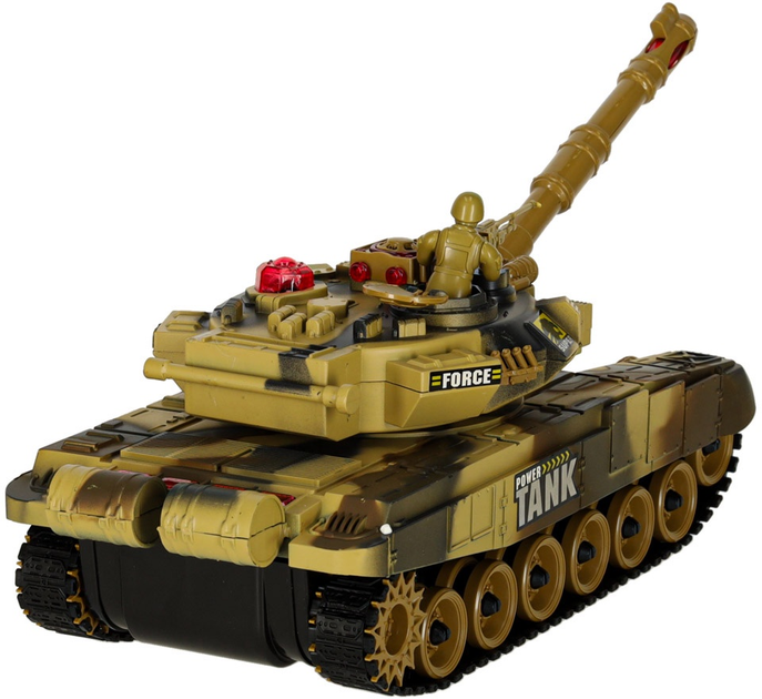 Танк радіокерований KIK War Tank 9993 Пустельний (5903039720626) - зображення 6