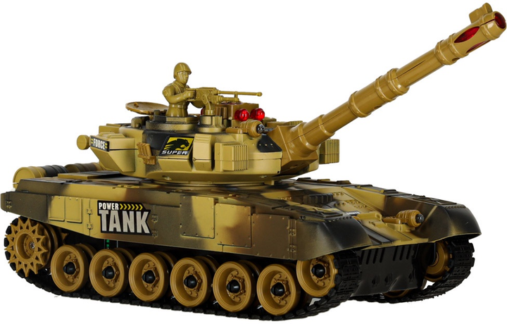 Танк радіокерований KIK War Tank 9993 Пустельний (5903039720626) - зображення 7