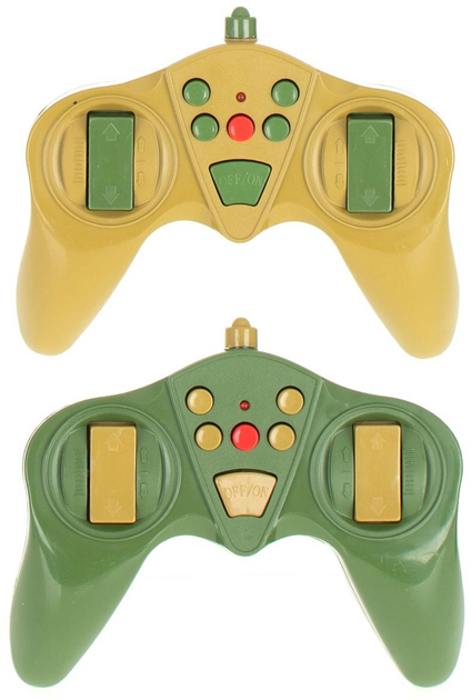 Zestaw czołgów zdalnie sterowanych KIK War Tank 9993 Khaki 2 szt (5903039759749) - obraz 10