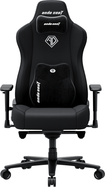 Fotel gamingowy Anda Seat Novis Plus XL Black Fabric (AD23YC-XL-01-B-F-B04) - obraz 1