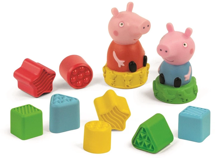 Zabawka sorter Clementoni Baby Peppa Pig Bus Shape Sorter, 8 szt. (8005125178865) - obraz 3