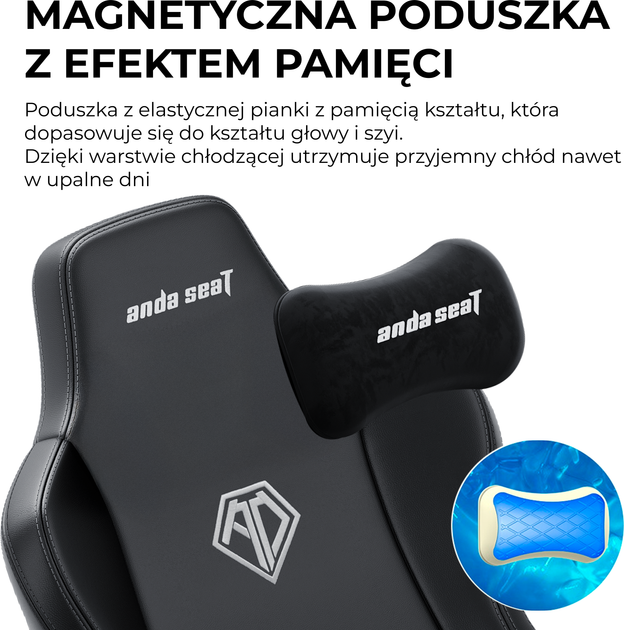 Крісло ігрове Anda Seat Novis Plus XL Elegant Black (AD23YC-XL-01-B-PV-B04) - зображення 15