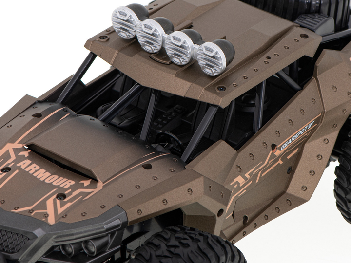 Автомобіль радіокерований KIK Off-road Vehicle Коричневий (5903039705425) - зображення 4