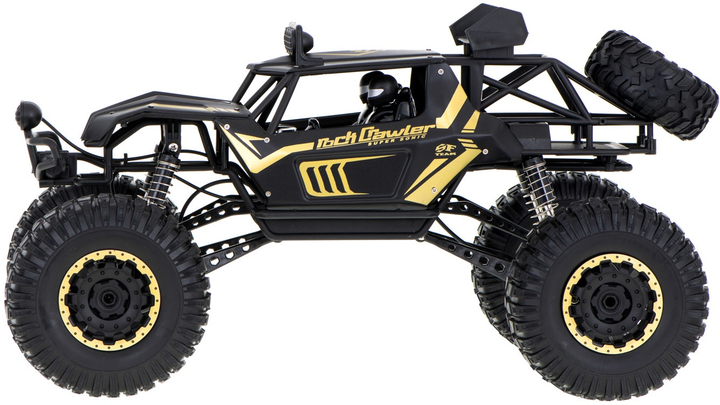 Автомобіль радіокерований KIK Rock Crawler металевий Чорний (5903039719514) - зображення 3